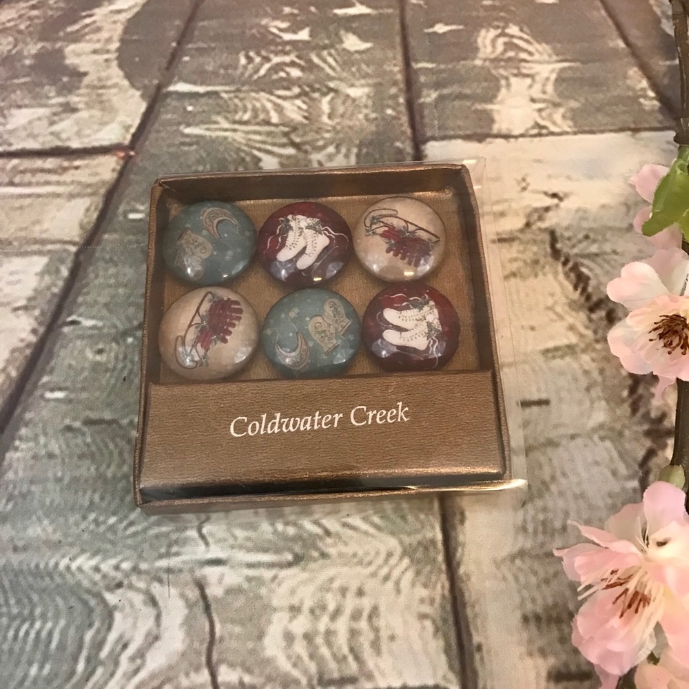 3/$20 ColdWater Creek Christmas Winter Theme Magnets